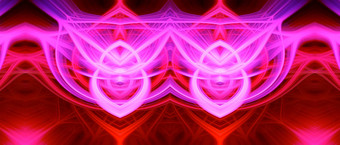 美丽的摘要交织在一起发光的纤维形成形状尖尖的穹顶闪耀火焰花相互关联的心紫色的栗色粉红色的红色的颜色横幅大小插图
