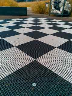 塑料棋盘塑料国际象棋块企业广场