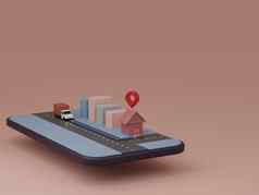 交付智能手机应用程序卡车航运跟踪服务