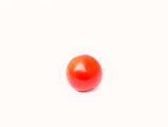 樱桃西红柿孤立的白色背景