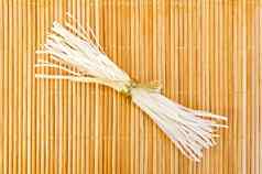 面条大米竹子餐巾