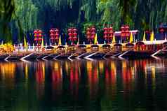 houhai湖旅游船北京中国