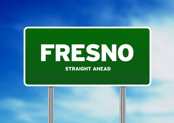 夫勒斯诺市加州高速公路标志