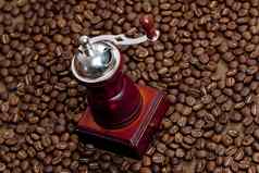 咖啡机咖啡豆子