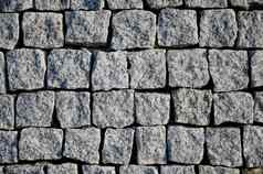 灰色石头墙