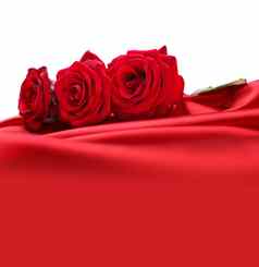 玫瑰红色的丝绸