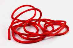 红色的绳子
