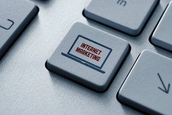 互联网市场营销按钮概念