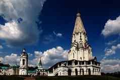 教堂提升科洛缅斯科耶莫斯科俄罗斯