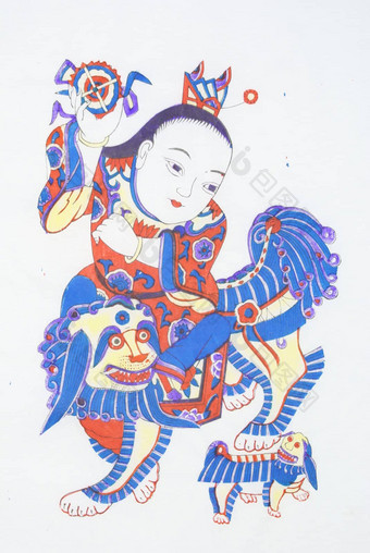 中国人传统的艺术——木版的新年图片