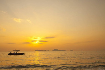 日落海洋在香港香港