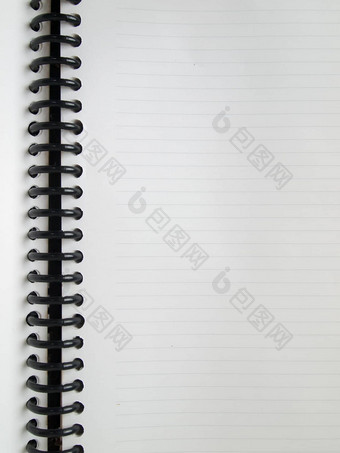 白色单页面笔记本