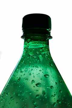 绿色塑料瓶软木塞