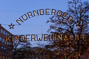 圣诞节灯饰纽伦堡德国