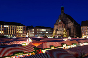 圣诞市场圣诞节市场纽伦堡德国