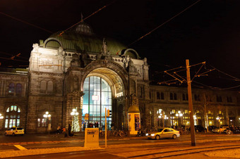 纽伦堡中央站圣诞节时间