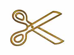 金剪刀象征