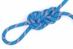 蓝色的绳子循环结