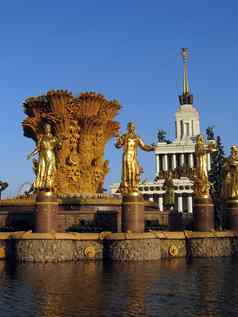 喷泉友谊国家苏联房子