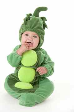 婴儿豌豆豆荚服装