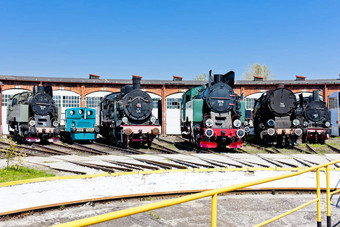 蒸汽机车<strong>铁路博物馆</strong>亚沃日纳斯拉斯卡西里西亚