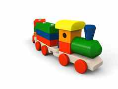 木玩具火车