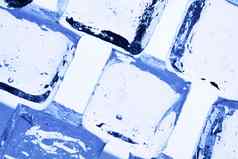 冰多维数据集蓝色的背景