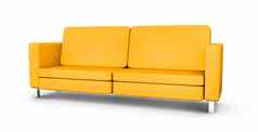 黄色的沙发