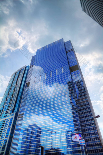 摩天大楼市中心芝加哥伊利诺斯州