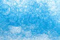 背景蓝色的泡沫泡沫