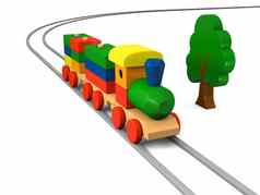木玩具火车