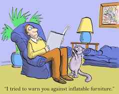 猫充气家具