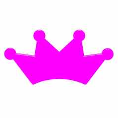 粉红色的女王的皇冠
