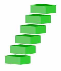 绿色楼梯
