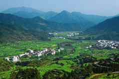农村景观wuyuan县江西省中国