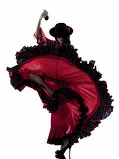 女人吉普赛人弗拉曼柯舞跳舞舞者