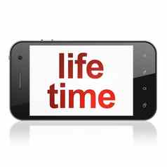 时间轴概念生活时间智能手机