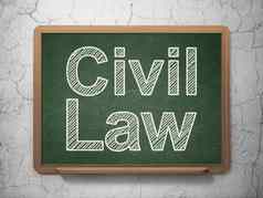 法律概念民事法律黑板背景
