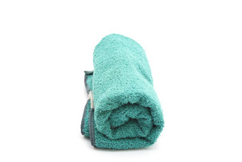 绿色羊毛毛巾
