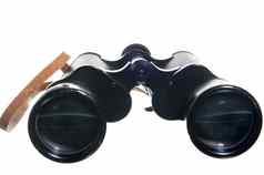 古董双筒望远镜