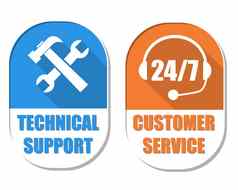 技术支持工具标志客户服务