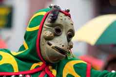 面具游行历史狂欢节弗莱堡德国
