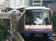 空中列车升高铁路曼谷泰国