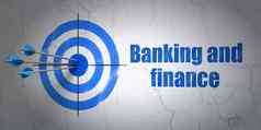 钱概念目标银行金融墙背景