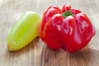 蔬菜生活红色的绿色辣椒