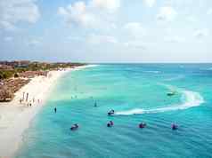 空中鹰海滩阿鲁巴岛岛加勒比海