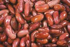 红木豆子红色的豆子平纹理背景