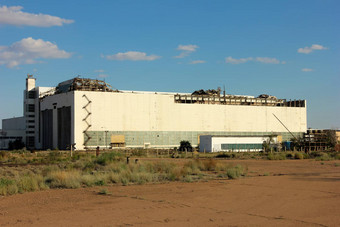 摧毁了建筑测试空间航天飞机猎物baikonur哈萨克斯坦航天站