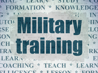 研究概念军事培训数字数据纸背景