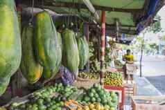 木瓜热带市场日惹印尼